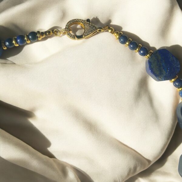 Halskette aus Lapis Lazuli – Bild 5